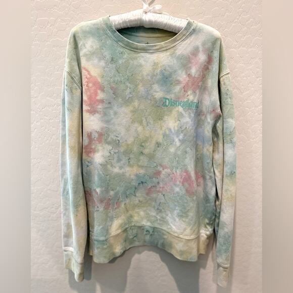 DISNEY | Disneyland Resort Pastel Tie-Dye Crewneck Sweatshirt | Size Medium - Picture 1 of 6